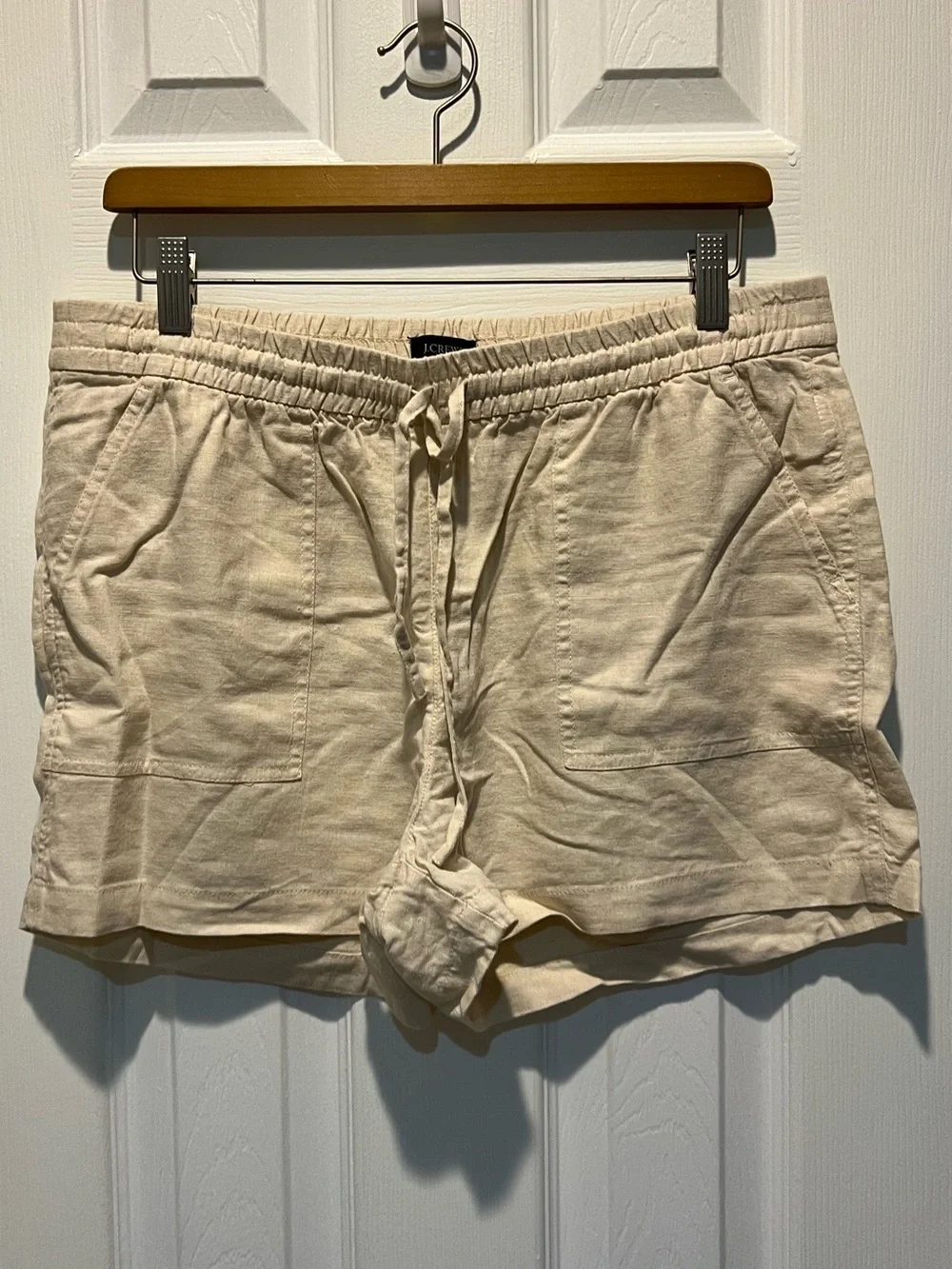 Women’s J Crew Linen Drawstring Shorts - NWT